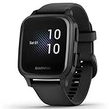 Garmin Venu Sq Music, Smartwatch GPS Sport con Lettore Musicale, Monitoraggio della Salute e Garmin Pay, Nero (Nero/Ardesia)