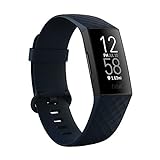Fitbit Charge 4, Fitness Tracker Unisex-Adult, Storm Blue, One