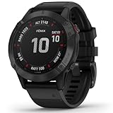 Garmin fēnix 6 PRO - GPS Smartwatch Multisport 47mm, Display 1,3”, HR e saturazione ossigeno al polso, Musica, Mappe e pagamento contactless Garmin Pay, Colore Ardesia/Nero