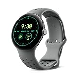 Google Pixel Watch 3 (45 mm) - Cassa grigio opaco - Cinturino grigio verde - LTE